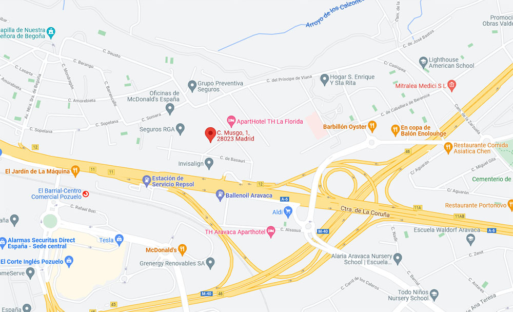 Plano de Situación de las oficinas de UTE Maniobras Irún, Calle Musga, 1